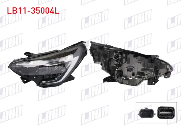Far Sol Siyah Ic Renault Clio V 2021 -