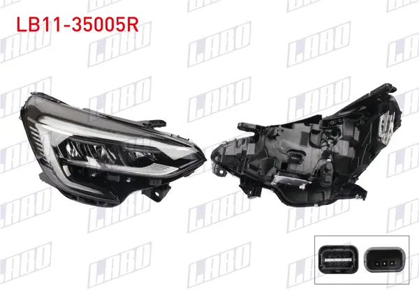 Far Sağ Krom Ic Renault Clio V 2021 -