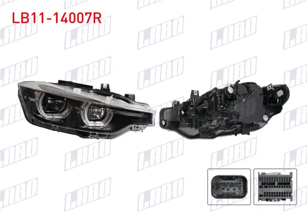 Far Sağ Led BMW 3 Serisi (F30 Lcı) 2016-2019