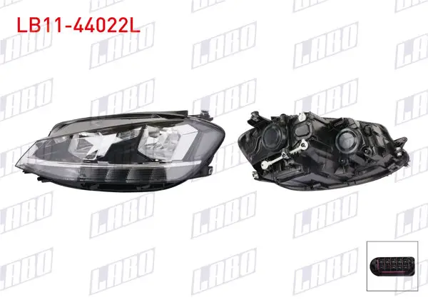 Far Sol Volkswagen Golf 7,5 (5G1, Bq1, Be1, Be2) 2017-2020