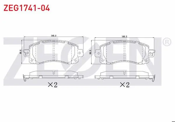 Fren Balata Ön Subaru Xv 1.6İ 2017-/ Forester 2.0 2018 -
