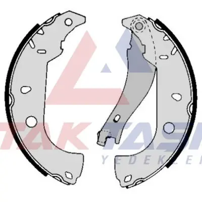 Fren Pabuç Balata Arka Fiat Tempra Sw 1.6İ Levyelı 228,6X42 mm 1992-1999 / Fiat Tempra 2.0İ 1992-1999