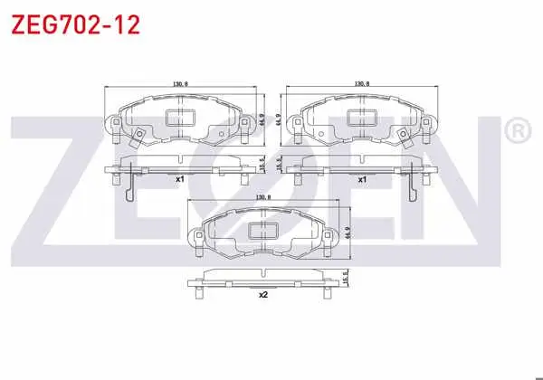 Fren Balata Ön Ikazlı Opel Agila A (H00) 1.0 12V 2000-2007 / Agila A (H00) 1.2İ 16V 2000-2007