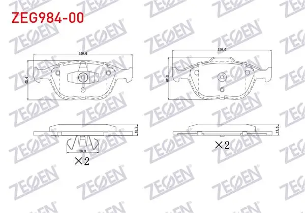 Fren Balata Ön Ford Transit Connect 1.8 TDCI 2002-2013 / Tourneo Connect 1.8 TDCI 2002-2013 / Focus I (Daw,Dbw) 2.0İ 16V 1998-2004