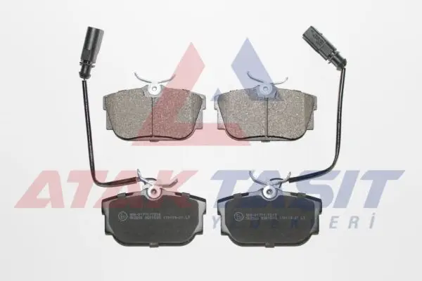 Fren Balata Arka Fişli Volkswagen Transporter IV (70Xb,70Xc,7Db,7Dw) 2.4 D 1990-2003 / Transporter IV (70Xb,70Xc,7Db,7Dw) 2.5 TDI 1990-2003 / Ford Galaxy (Wgr) 1.9 TDI 1995-2006