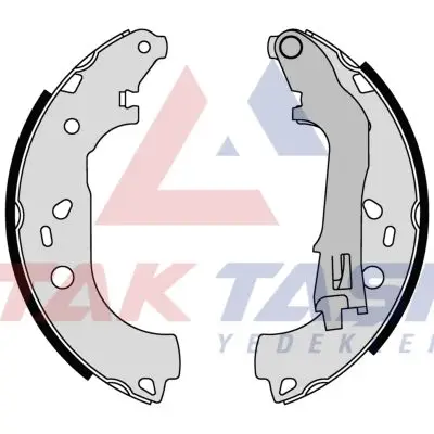 Fren Pabuç Balata Arka Fiat Doblo (119,223) 1.3 Mjt Levyelı 228X40 mm 2001-2010 / Doblo 1.6 Mjt 2001-2010 / Combo D 1.6 CDTI 2012 -