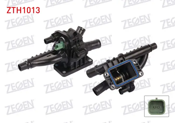 Termostat Komple Müşürlü 89 C Citroen C-Elysee 1.6 HDI 2012-/ 301 1.6 HDI 2012-/ Partner 1.6 HDI 2008-/ 207 1.4 HDI 2006-2012