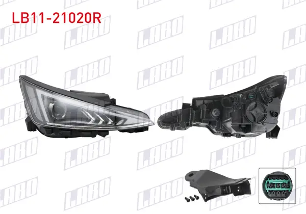 Far Sağ Ledlı Motorlu Hyundai Elantra 19-21
