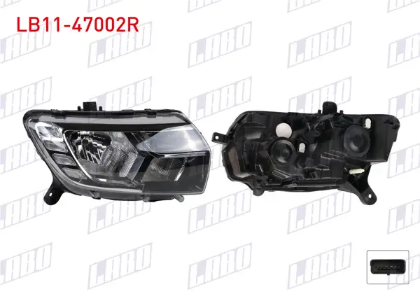 Far Sağ Ledlı Dacia Sandero Stepway 18 -