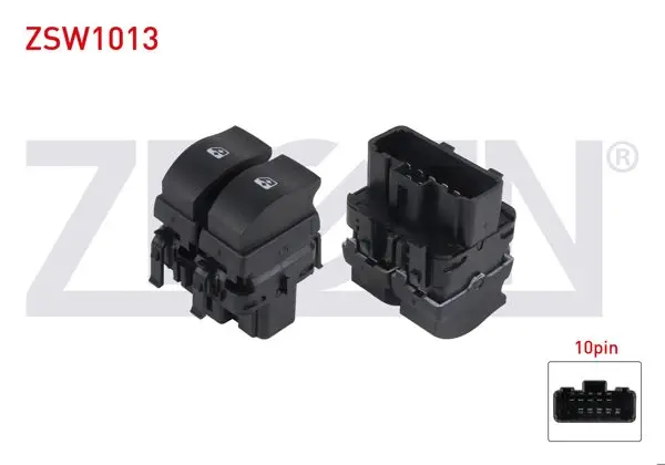 Cam Açma Anahtarı Çiftli Turuncu Işık 10 Pin Renault Clio III-Laguna III-Scenic II-Megane II-Symbol II 2005-/ Traffic III 2014 -