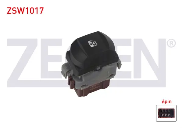 Cam Açma Anahtarı Tekli Turuncu Işık 10 Pin Renault Megane II-Clio III-Laguna II-Espace IV 2002 -