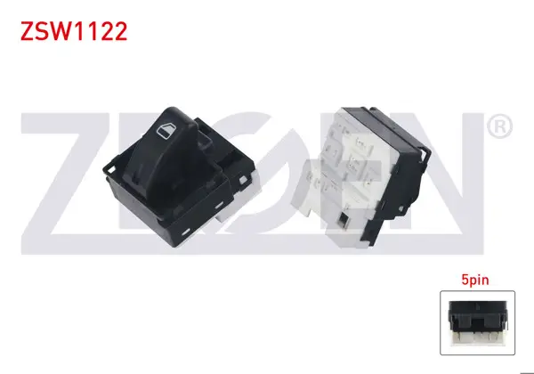 Cam Açma Anahtarı Tekli 5 Pin Fiat Palio 1996- 2001
