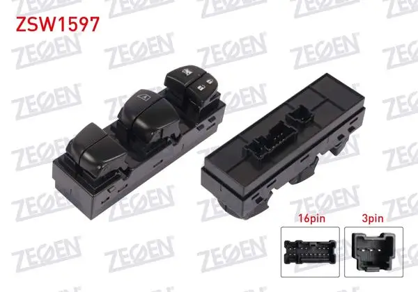 Cam Açma Anahtar Grup 19 Pin Nissan Juke 2010-/ Qashqai 2014 -
