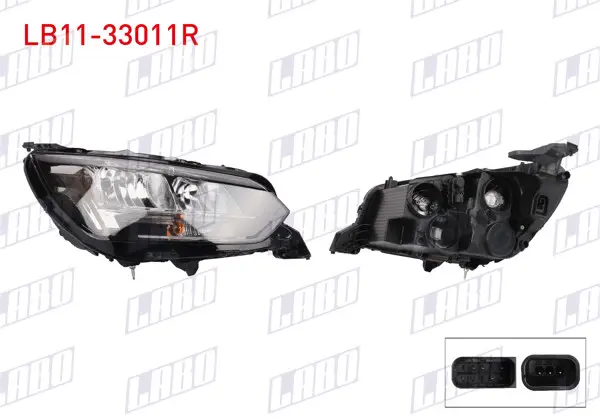 Far Sağ Gunduz Farsız Peugeot 208 2019 -