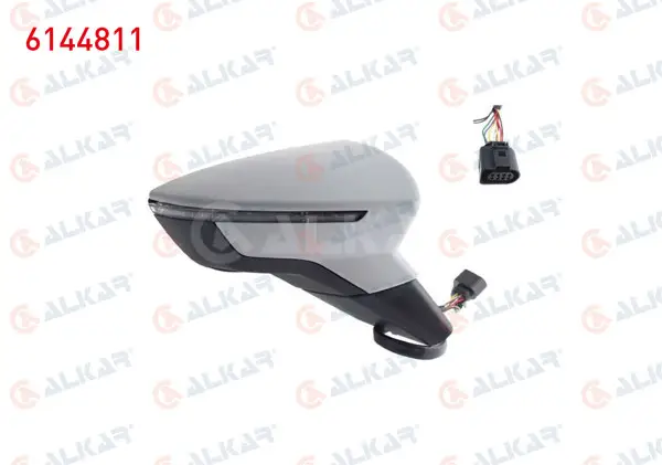 Dış Dikiz Aynası Sağ Elektrikli Isıtmalı Astarlı Sinyalli 6 Pin Seat Ibiza V (Kj1) 2017 -