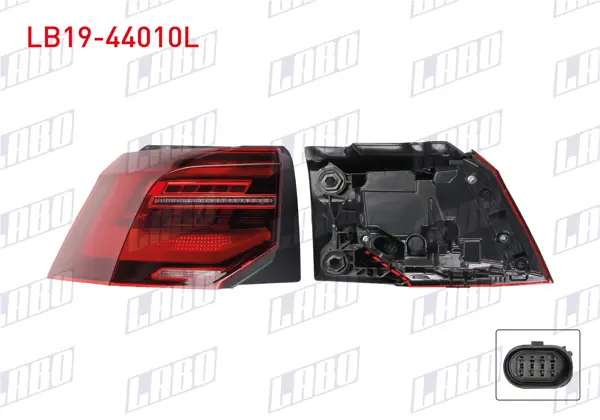 Stop Sol Dıs Kayar Ledlı Volkswagen Golf VIII