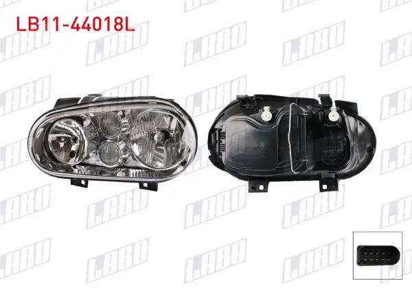 Far Sol Sis Farlı Motorlu Volkswagen Golf IV 1998 -