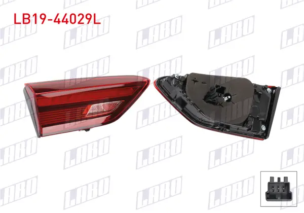 Stop İç Sol Ledlı Volkswagen Polo VI (Aw1, Bz1, Ae1) 2021-2024