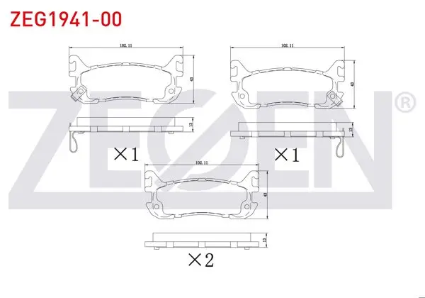 Fren Balata Arka Ikazlı Mazda 323 V 1.5İ 16V-1.8İ 16V 1994-1998 / Mx-5 I 1.6İ 16V-1.8 1990-1998