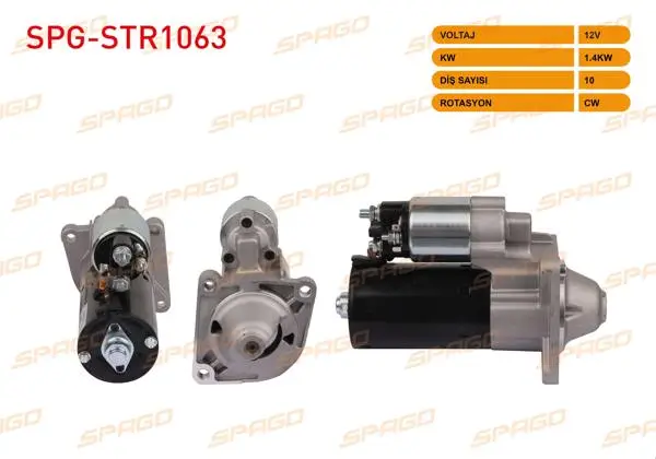 Marş Motoru 12V 1.4Kw 11 Dıs (Str5167) Egea 15-20-Linea 09-15-Doblo 10-23-Ducato 11-(1.6 2.0 Mjt Araclar İçin)