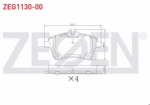 Fren Balata Ön Mercedes B Serisi (W245) B 200 CDI 2005-2011 / Mercedes A Serisi (W169) A 200 2004-2012 / Mercedes B Serisi (W245) B 200 CDI 2005-2011
