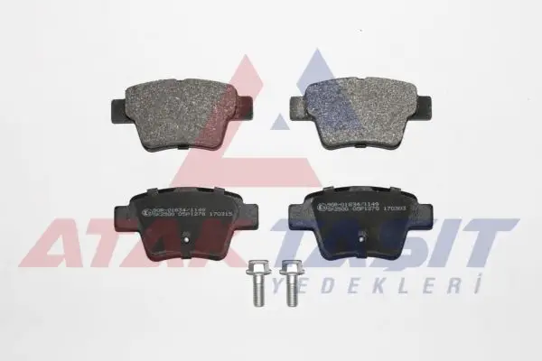 Fren Balata Arka Peugeot 307 1.6 90 Hp 2000-2007 / 307 1.6 HDI 90 Hp 2000-2007 / 207 1.4 HDI 2006-2012 / 207 1.6İ 16V 2006-2012 / Citroen C4 1.6 HDI 2004-2009 / C4 1.6 2004-2009