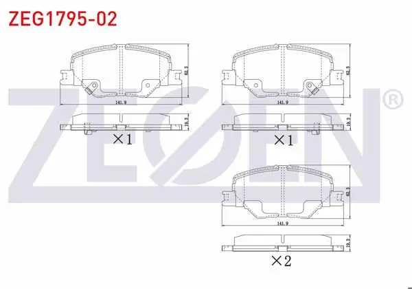 Fren Balata Ön Ikazlı Opel Insignia B 1.6 CDTI 17-18-20 Jant 2017 -