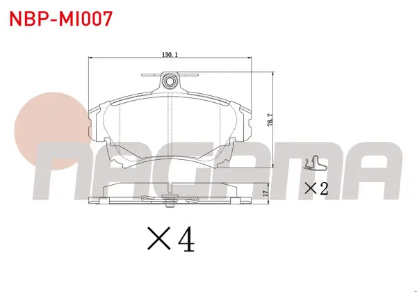 Fren Balata Ön Ikazlı Volvo S40 I 1.6İ 16V 1995-2003 / 1.8İ 16V 1995-2003 / 1.9 TD 1995-2003 / Mitsubishi Carisma 1.9 Dıd 1995-2006 / Colt VI 1.3İ-1.5İ 15 Jant 2002-2012
