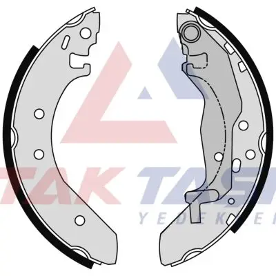 Fren Pabuç Balata Arka Honda Civic VI 1.4İ Levyelı 203X37 mm 1995-2001 / Civic VI 1.6 Ivtec 1995-2001 / Rover 200 1.4İ 1995-2000 / 200 1.4İ 1995-2000 / 400 414 Sı 1.4İ 1995-2000 / 25 1.6 16V 1999-2005
