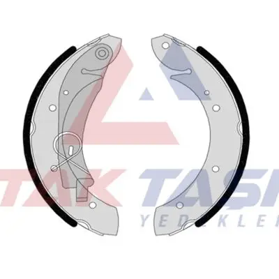 Fren Pabuç Balata Arka Peugeot Partner (5,5F) 1.9 D Levyelı 228X41,5 mm 1996-2008 / Partner 1.6 HDI-1996-2008 / Berlingo 1.6 HDI-2008-/ Partner 2.0 HDI-1996-2008 / Berlingo 2.0 HDI-1996-2008