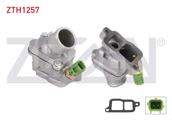Termostat Komple Müşürlü 90 C Volvo S80 II-Xc60 2.4 D M-T 2006-/ Xc70 I-II-V70 II-III 2.4 D M-T 1997-/ Xc90 I D5 M-T 2002-2014 / S60 I 2.4 D5-2.4 T5 M-T 00-10 / S80 I 2.4-2.4 D5 M-T 98-06