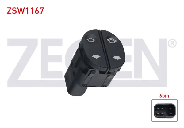 Cam Açma Anahtarı Çiftli 6 Pin Ford Fiesta V-Fusion-Connect 2001-2013