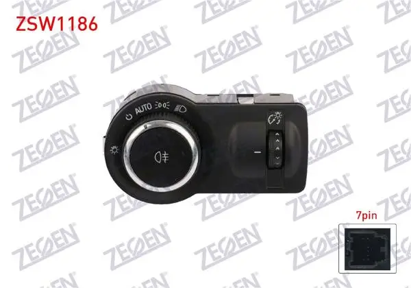 Far Anahtarı Krom 7 Pin On Sisli Opel Astra J-Insignia-Cruze 2008 -