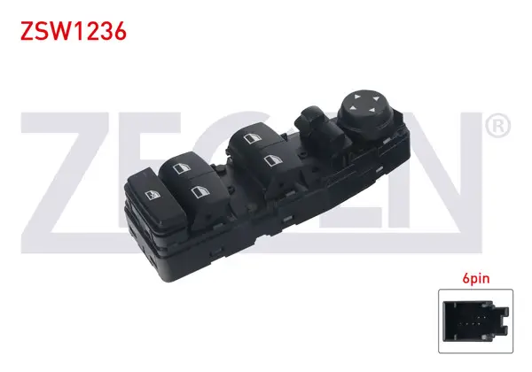 Cam Açma Anahtar Grup Ayna Ayarlı 6 Pin BMW 2 Serisi (F45)-(F46)-X1 (F48)-X5 (F15,F85)-X6 (F16,F86) 2014 -