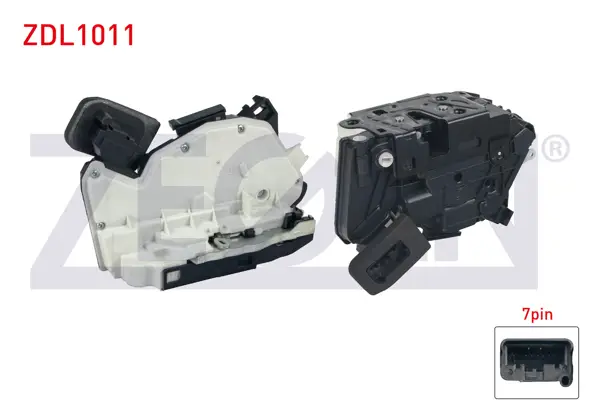 Kapı Kilidi Motorlu Sağ Arka 7 Pin VW Golf VI-VII-Jetta III-IV-Polo-Sharan-Touran-Passat-Amarok-Caddy IV 08-/ Skoda Octavia-Rapid-Yeti 09-/ Seat Ibiza V-Leon-Alhambra 08 -