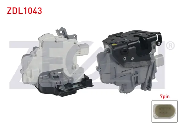 Kapı Kilidi Motorlu Sağ Arka 7 Pin Volkswagen Passat 2005-2012 Tiguan 2007-2016 / Audi A4-Q7 2006-2015 / Skoda Superb 2010-2015