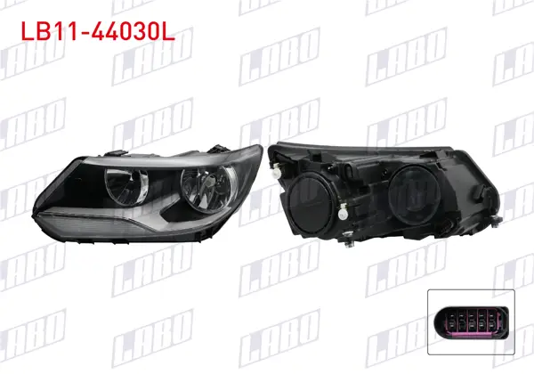 Far Sol Volkswagen Tiguan (5N_) 2011-2016