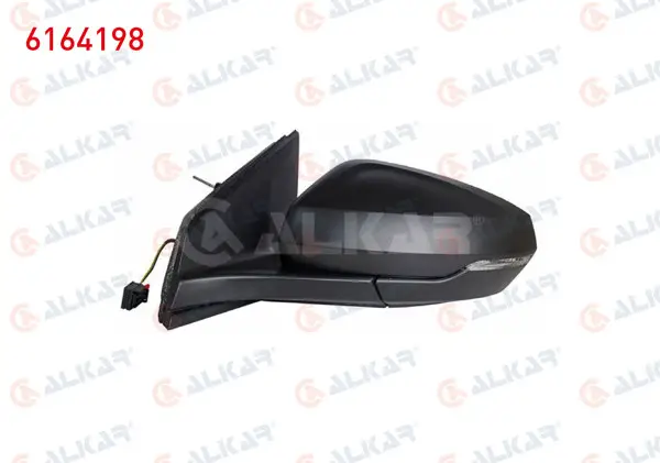 Dış Dikiz Aynası Sol Mekanik Asferık Sinyalli 2 Pin Volkswagen Polo (Aw1, Bz1) 2017-2021