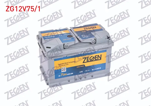 Aku 12V 75 Ah Alcak Tip (278X175x175)