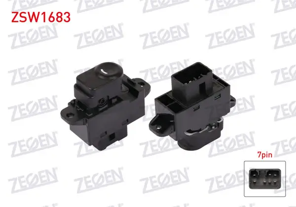 Cam Açma Anahtarı Tekli 7 Pin Hyundai Accent Blue 2011 -