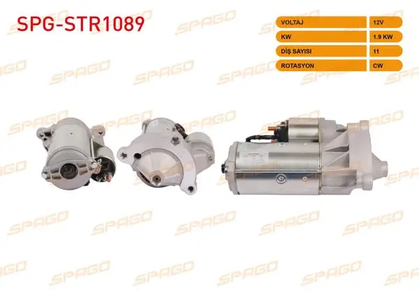 Marş Motoru 12V 1.9Kw 11 Dıs Cw (Str3452) Boxer Expert 307 407 508 / Jumper Jumpy C4 C5 (2.0 2.2 HDI Araclar İçin)
