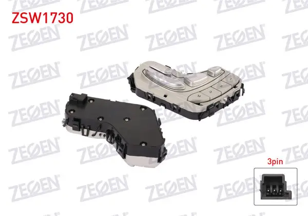 Elektrikli Koltuk Ayar Düğmesi Sağ 3 Pin Mercedes C Serisi (W205)