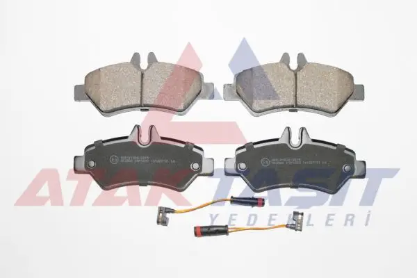 Fren Balata Arka Fişli Mercedes Sprinter 3,5T (906) 316 CDI 2006-2009 / 313 CDI 2006-2009 / 315 CDI 2006-2009 / VW Crafter 30-35 2.5 TDI 2006-2016 / Crafter 30-35 2.0 TDI 2006-2016 /