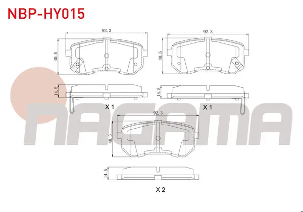 Fren Balata Arka Ikazlı Hyundai i10 (Pa) 1.1İ 12V 2008-2013 / i10 (Ba) 1.0 D-Cvvt 2013-/ i10 (Ba) 1.2 D-Cvvt 2013-/ Kia Picanto (Ba) 1.25 2004-2011 / Picanto (Ba) 1.1İ 2004-2011