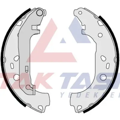 Fren Pabuç Balata Arka Ford Transit Connect 1.8 TDCI Levyelı 228,6X58 mm 2002-2013 / Transit Connect 1.8İ 16V 2002-2013