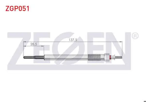 Kızdırma Buji 4,4V Hyundai Ix35 (Lm) 2.0Crdı 2010-/ Santa Fe (Cm) 2.0-2.2Crdı 2006-2012 / Kia Sorento II (Xm) 2.0-2.2Crdı 2009-2015 / Sportage (Sl) 2.0 CRDI 2010-