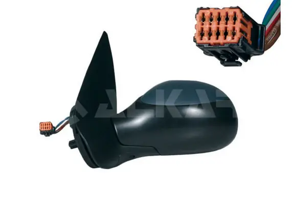 Dış Dikiz Aynası Sol Elektrikli Asferık Isıtmalı Astarlı 5 Pin Peugeot 206 2003 -