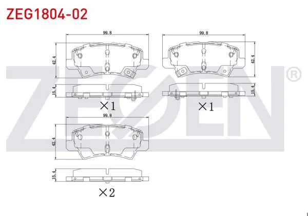 Fren Balata Arka Ikazlı Kia Picanto (Ja) 1.0 Mpı-1.25 Mpı 2017 -