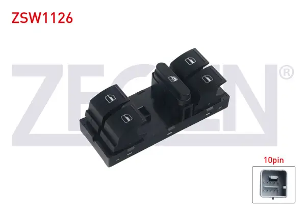 Cam Açma Anahtar Grup Kırmızı Işık 10 Pin Golf V-Jetta-Passat-Polo-Ibiza IV-Leon-Toledo III-Altea 2003-2012