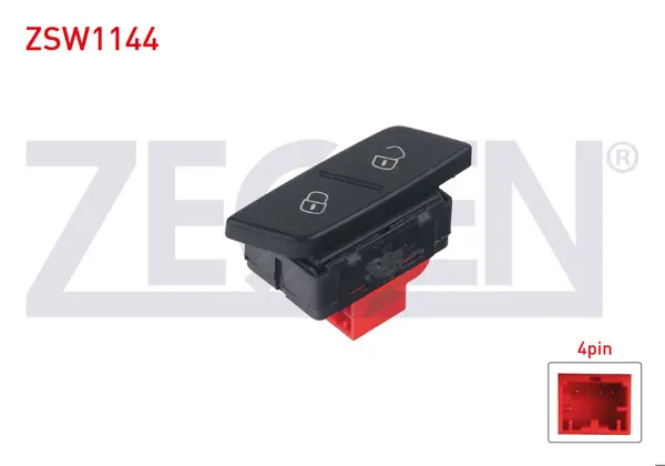 Kapı Kilit Anahtarı 4 Pin Volkswagen Passat 2008-2012